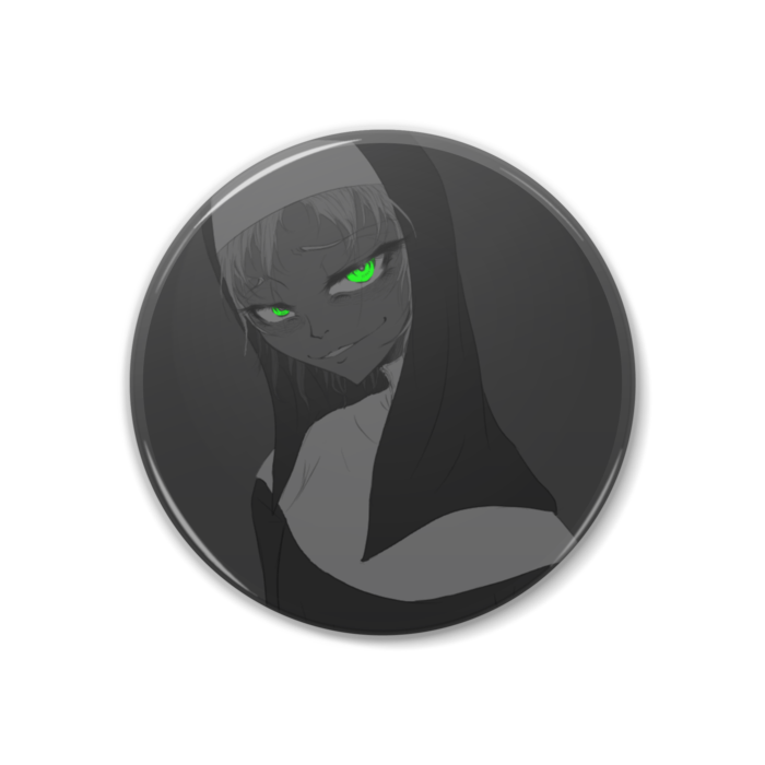 缶バッジ -『翠眼の修道女1』 - 38mm