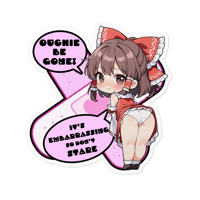 ステッカー② - 100 x 100 (mm)