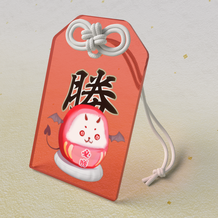 アクリルお守り - 50 × 80mm