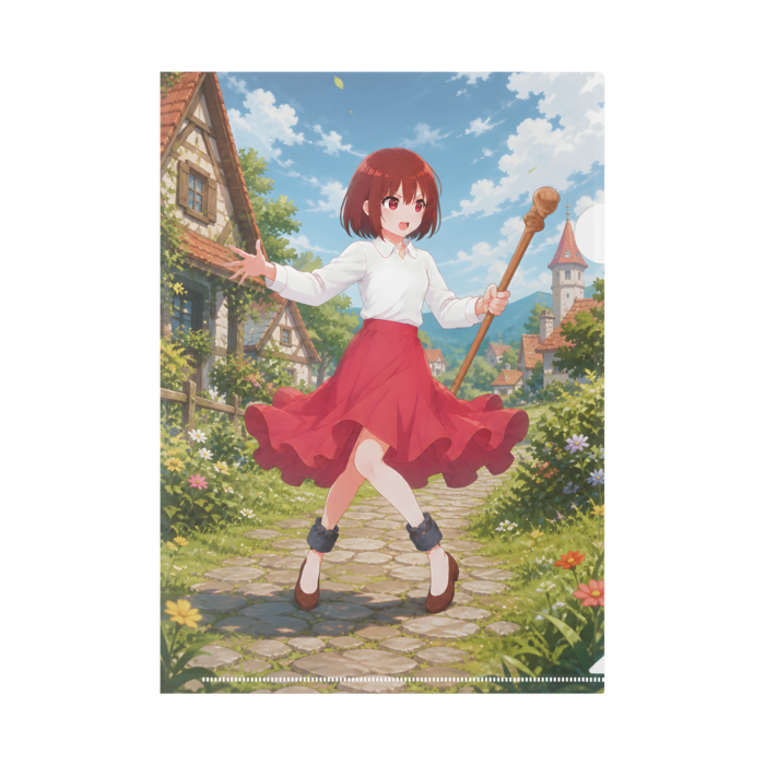 クリアファイル - A4 メル