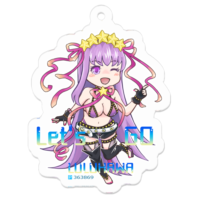 アクリルキーホルダー - 50 x 50 (mm)