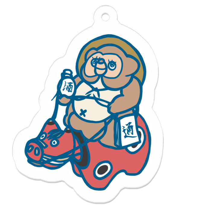 アクリルキーホルダー - 50 x 50 (mm)