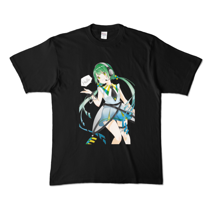 カラーTシャツ - XL - ブラック (濃色)
