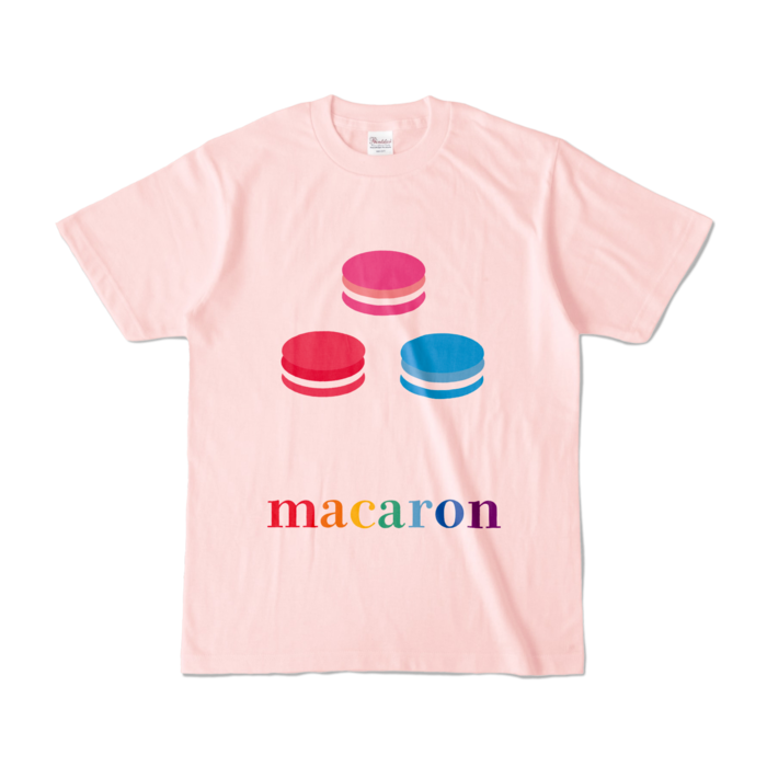 マカロンTシャツ - S - ライトピンク (淡色)