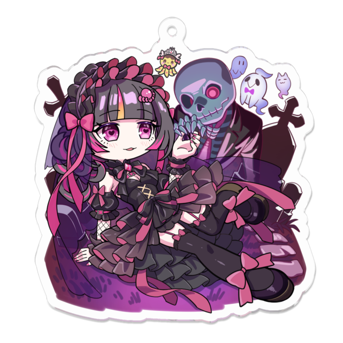 アクリルキーホルダー - 70 x 70 (mm)