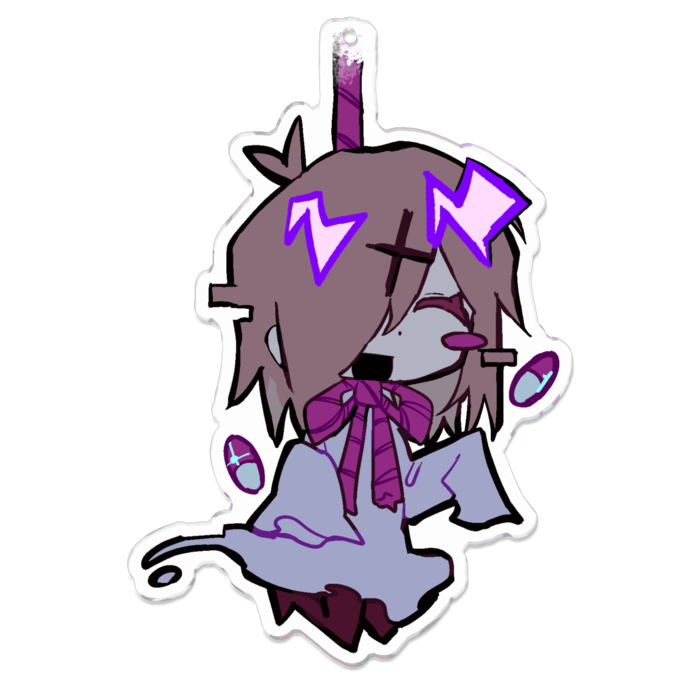 アクリルキーホルダー - 100 x 100 (mm)