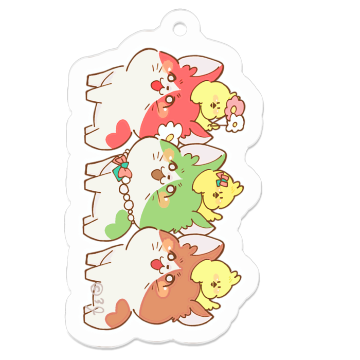 アクリルキーホルダー - 50 x 50 (mm)