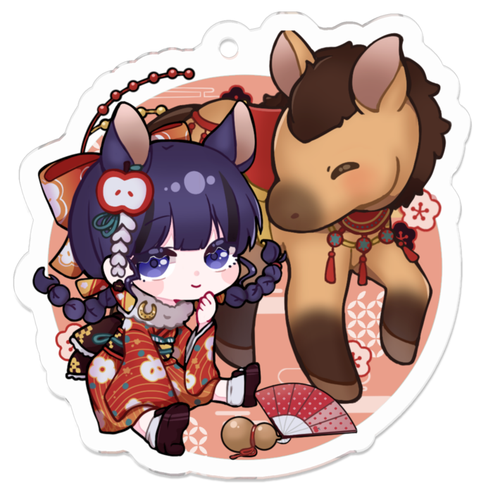 アクリルキーホルダー - 50 x 50 (mm)