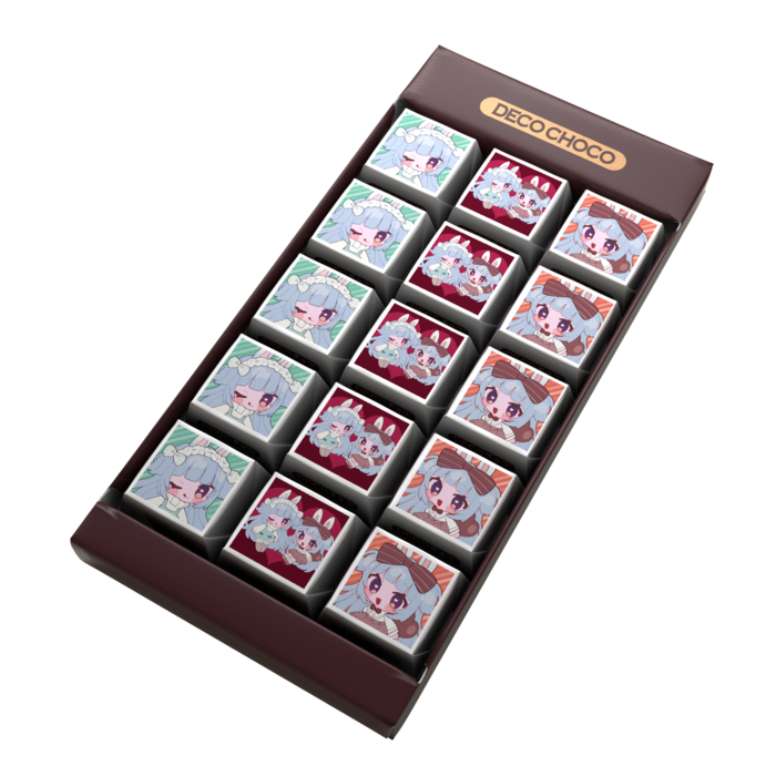 DECOチョコ - 列ごとにデザイン