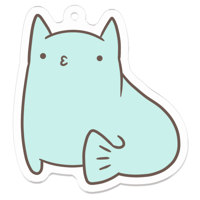 アクリルキーホルダー - 50 x 50 (mm)