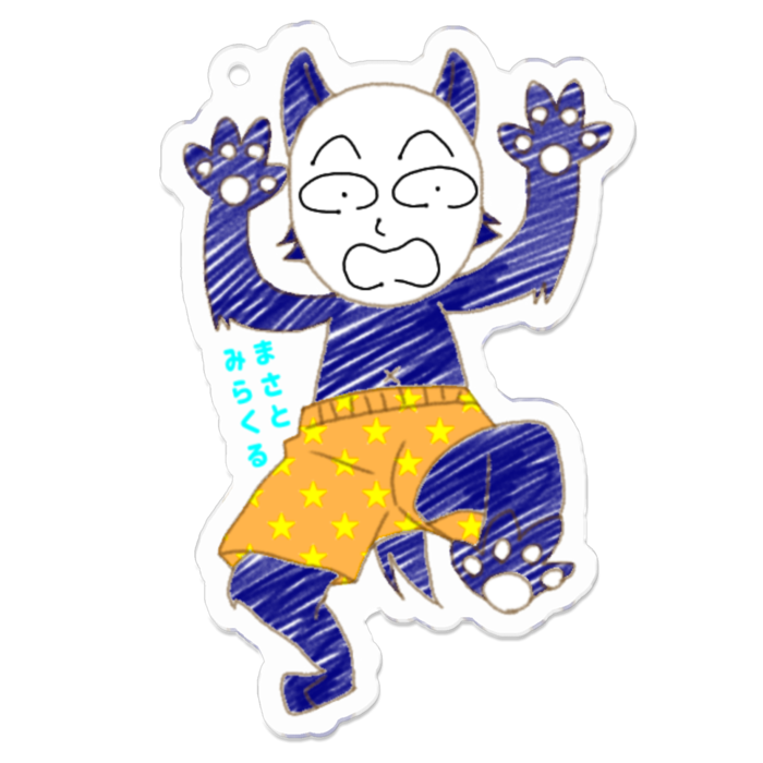 アクリルキーホルダー - 70 x 70 (mm)