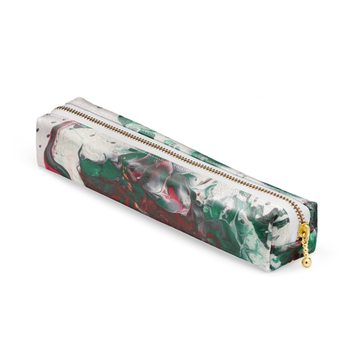 ペンケース - 20 x 4 x 4cm - ホワイト