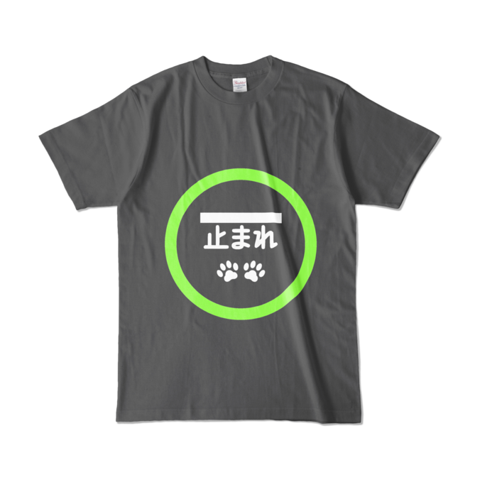 カラーTシャツ - L - チャコール (濃色)
