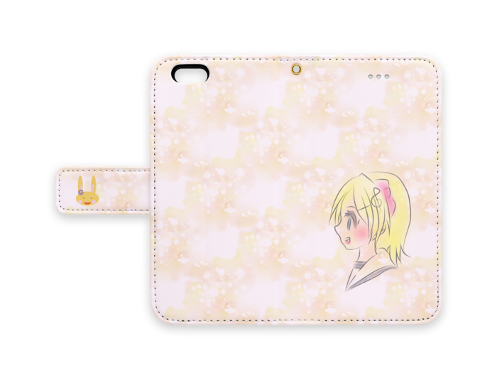 手帳型iPhoneケース - iPhone 6 / 6s - ストラップ穴 あり