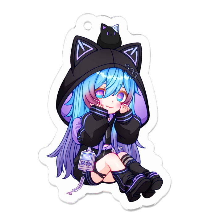 アクリルキーホルダー - 50 x 50 (mm)