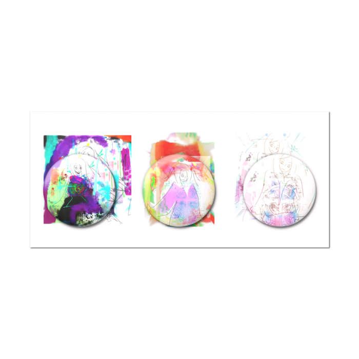 缶バッジセット - 3個セット
