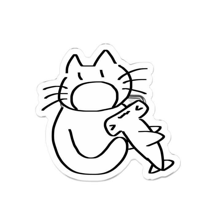 アクリルバッジ - 50 x 50 (mm)