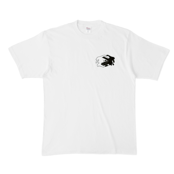 狐月あざみ ロゴTシャツ - XL - 白
