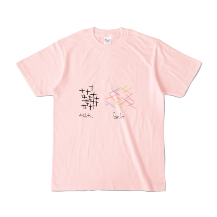 カラーTシャツ - S - ライトピンク (淡色)