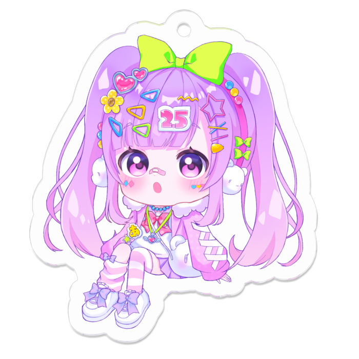 アクリルキーホルダー - 50 x 50 (mm)