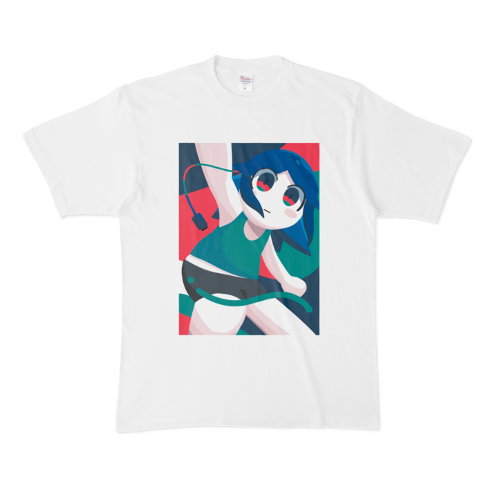 Tシャツ - XL - 白(前面)