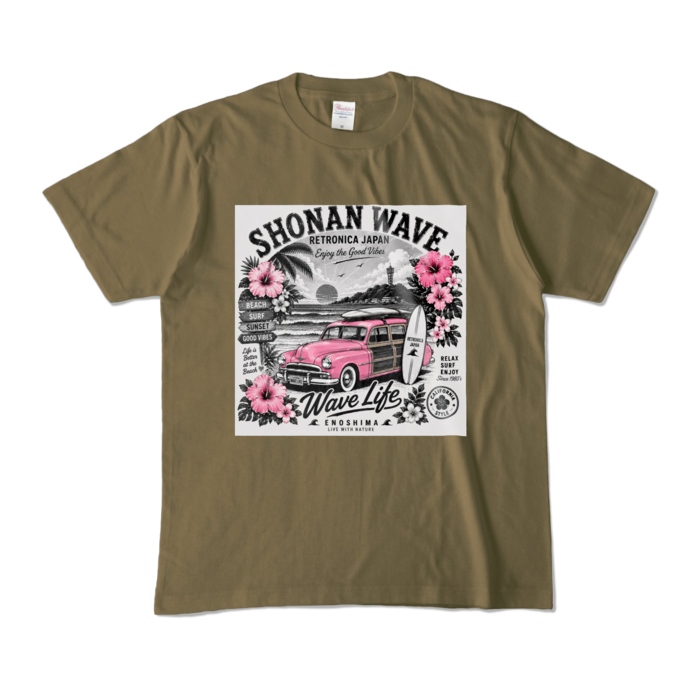 カラーTシャツ - M - オリーブ (濃色)