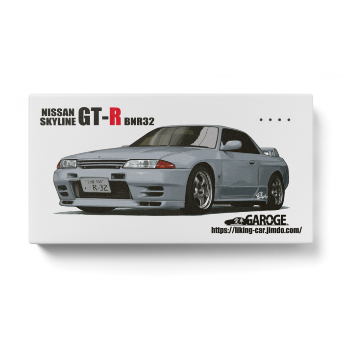 スカイラインGT-R BNR32モバイルバッテリー(シルバー) - 愛車GAROGE