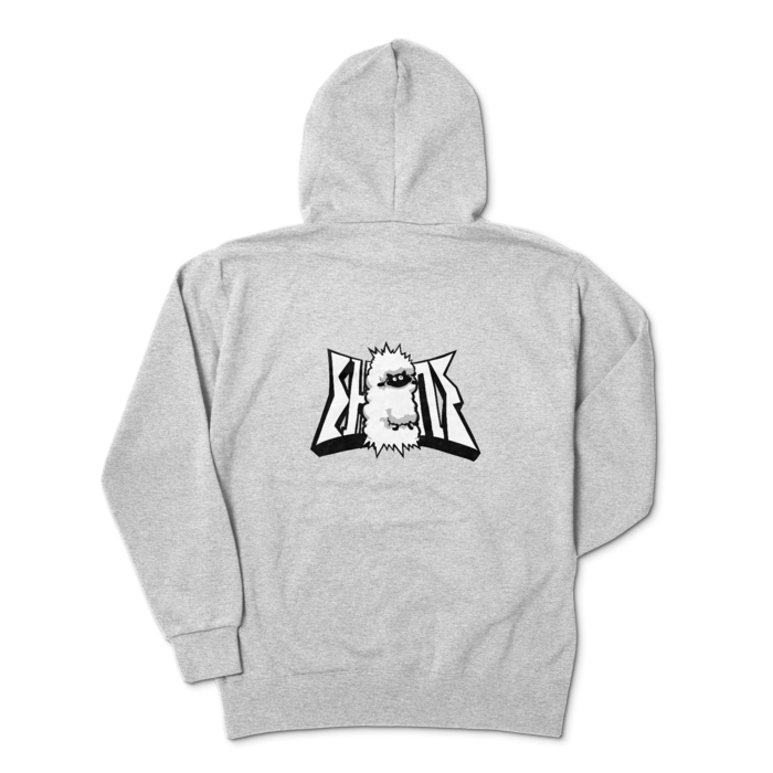 ジップパーカー - XL - 杢グレー