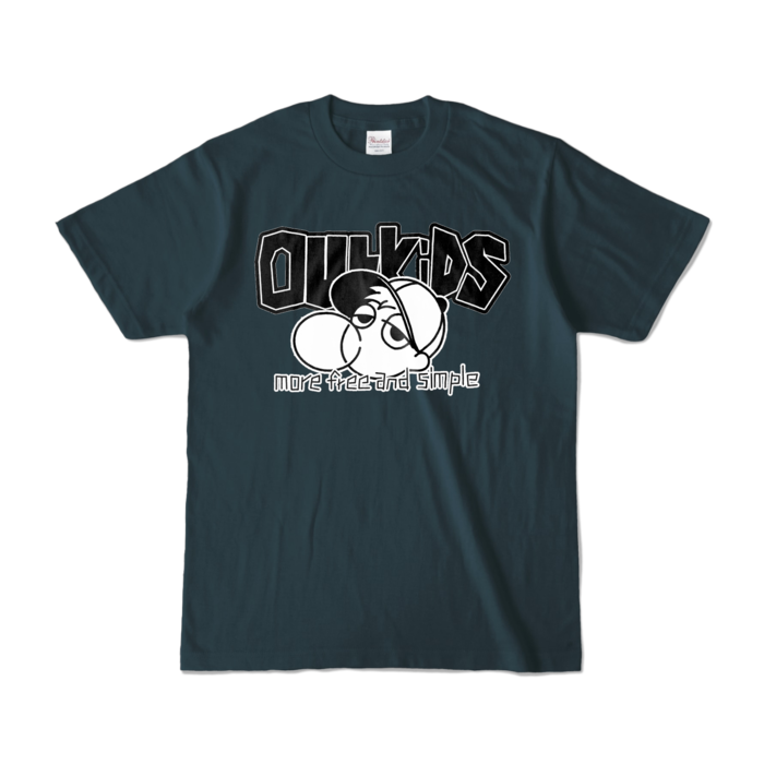 カラーTシャツ - S - デニム (濃色)