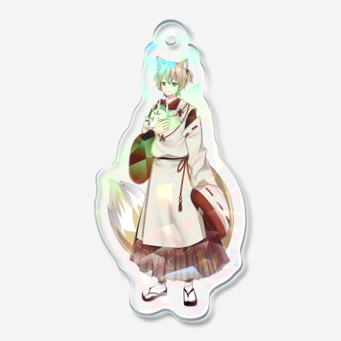 ホログラムアクリルキーホルダー - 50 × 50mm