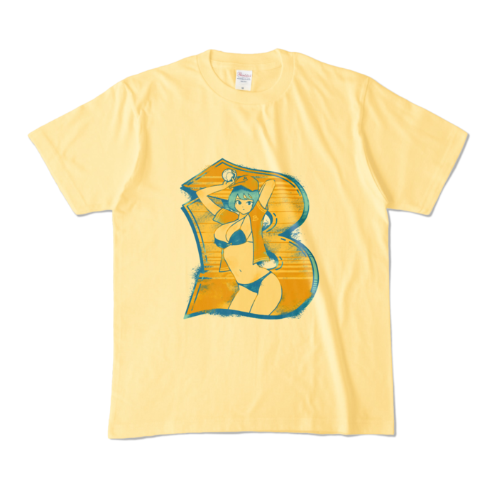 カラーTシャツ - M - ライトイエロー (淡色)