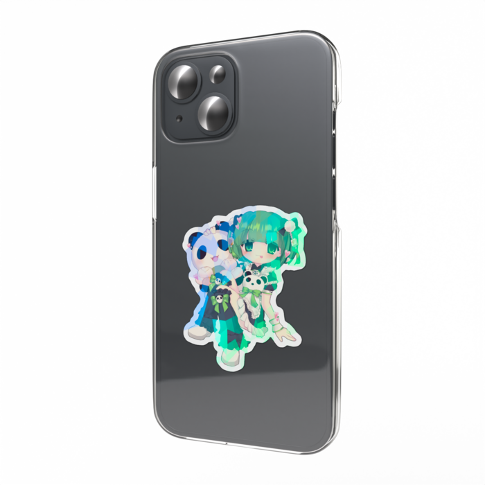 ホログラムスマホステッカー - 縦