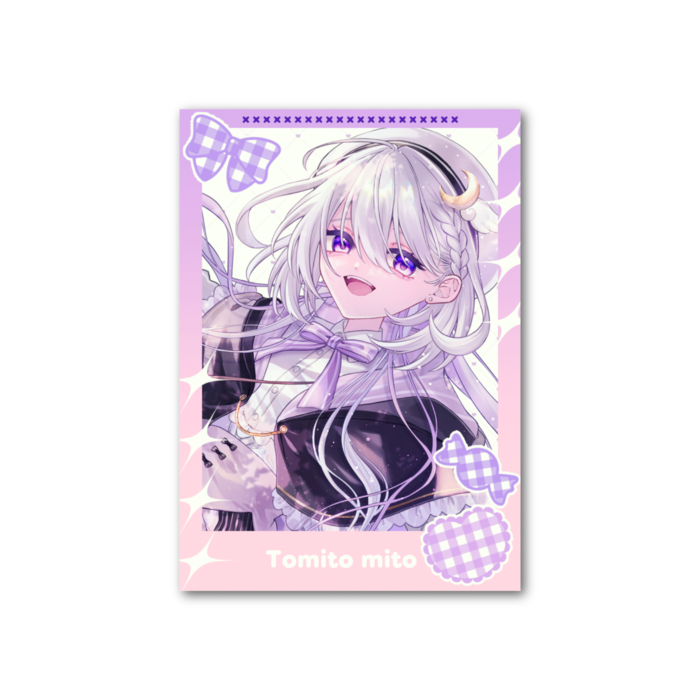 フォト風カード - 縦 - 片面