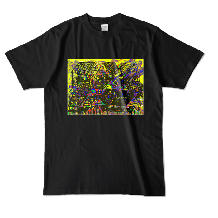 カラーTシャツ - L - ブラック (濃色)