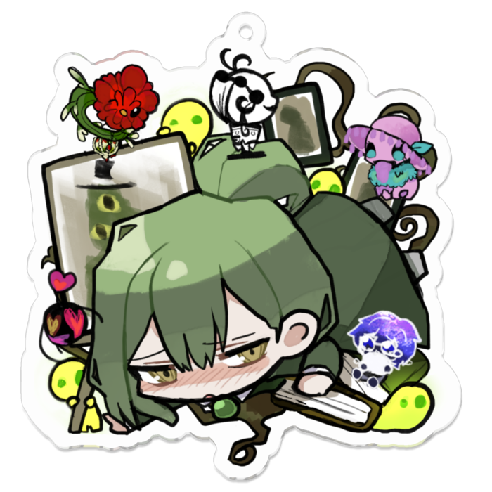 Library of ruina 指定司書＋幻想体 アクリルキーホルダー
