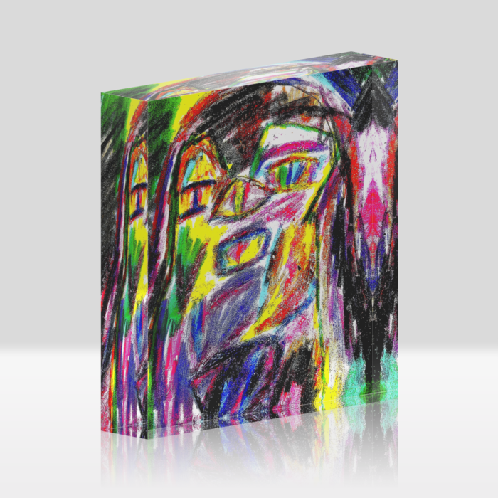 アクリルブロック - 100x100mm