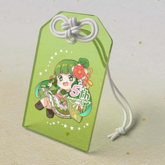 アクリルお守り - 50 × 80mm