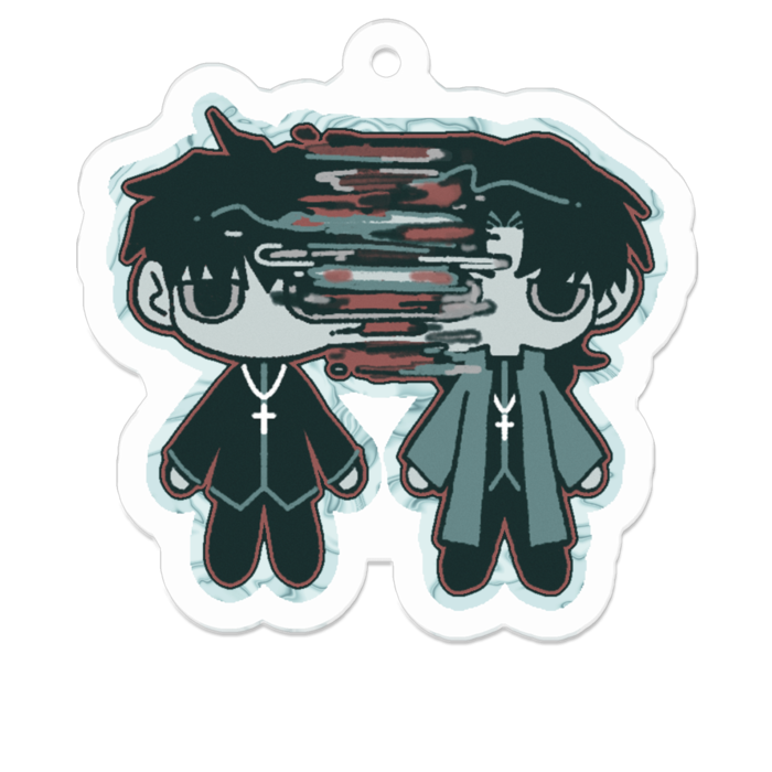 アクリルキーホルダー - 50 x 50 (mm)