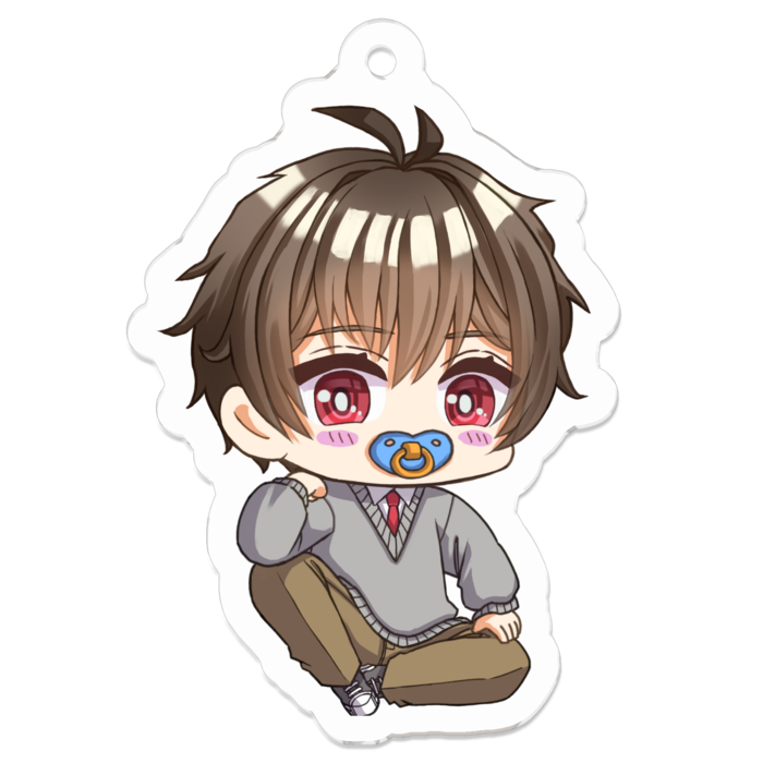 アクリルキーホルダー（コーティング） - 50 x 50 (mm)