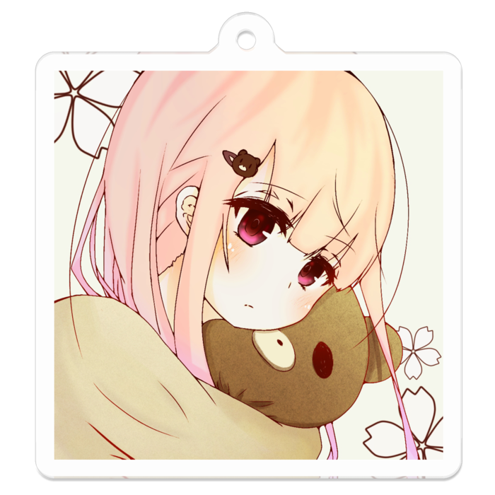 アクリルキーホルダー - 50 x 50 (mm)