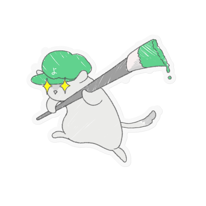 ステッカー - 100 × 100 (mm)