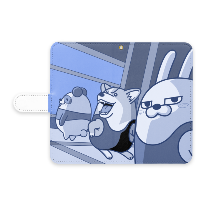 手帳型Androidケース - L - ストラップ穴 あり