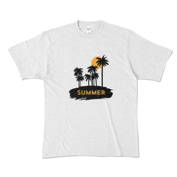 カラーTシャツ - XL - アッシュ (淡色)