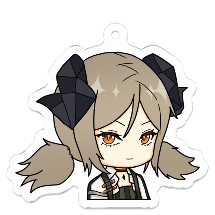 アクリルキーホルダー（コーティング） - 50 x 50 (mm)