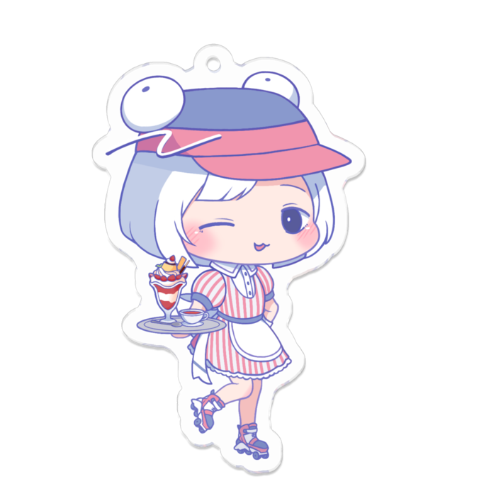 アクリルキーホルダー - 70 x 70 (mm)