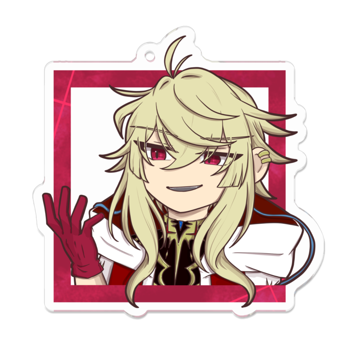 アクリルキーホルダー - 70 x 70 (mm)