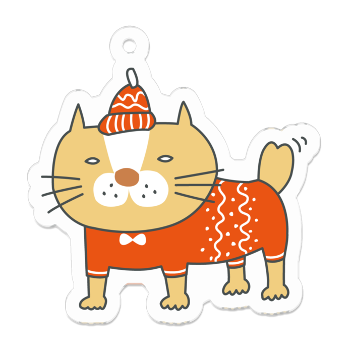 アクリルキーホルダー - 50 x 50 (mm)