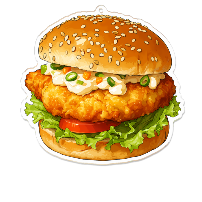 アクリルキーホルダー - 100 x 100 (mm)