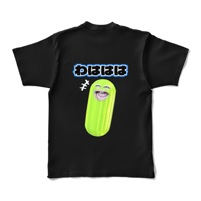 [背面]カラーTシャツ - XL - ブラック