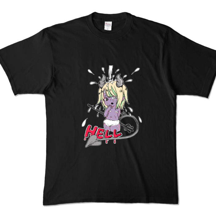 カラーTシャツ - XL - ブラック (濃色)